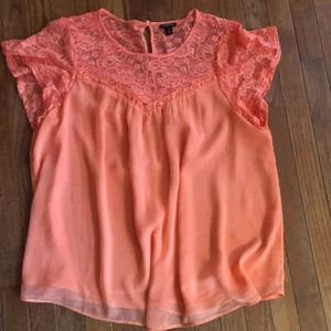 Torrid Women’s Lace Chiffon Babydoll Top Size 1